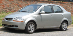 Cotieră Chevrolet AVEO 1 - Armster 2, piele-eco, neagră