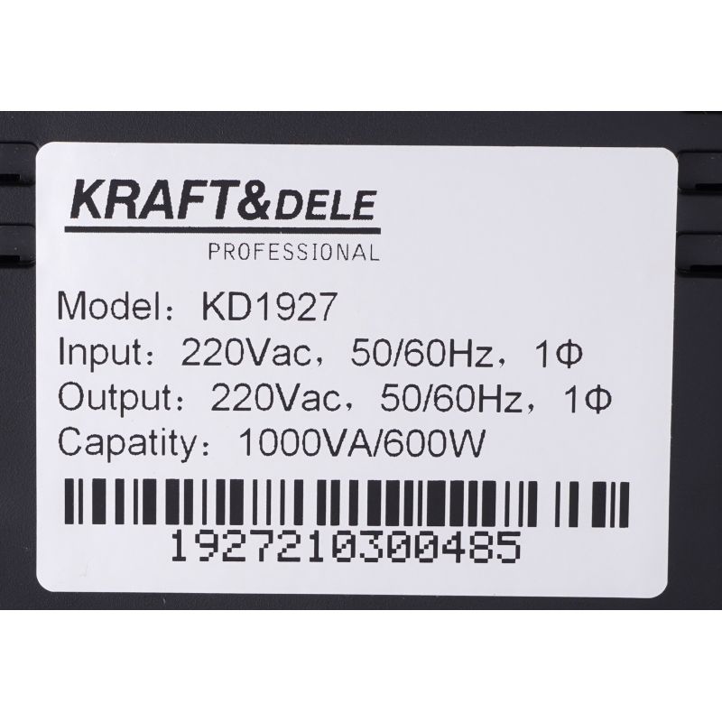UPS tartalék tápegység 1000VA LED KD1927