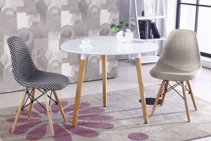 Kör asztal  ANELLO TRIPLE WHITE 80cm