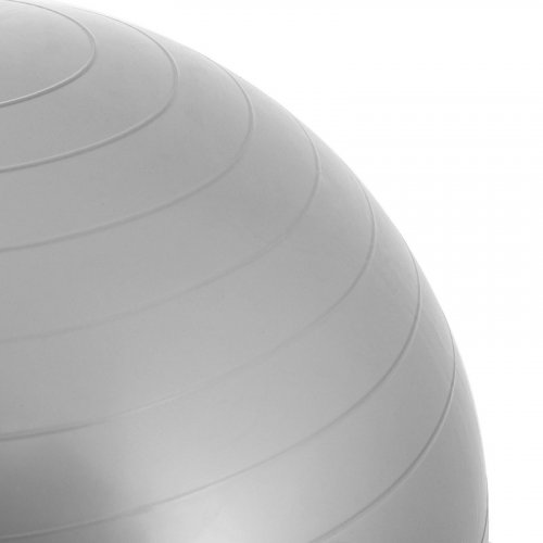 Фитнес гимнастическа топка 75cm с помпа Grey