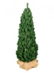 Коледна елха 130см в опаковка от юта