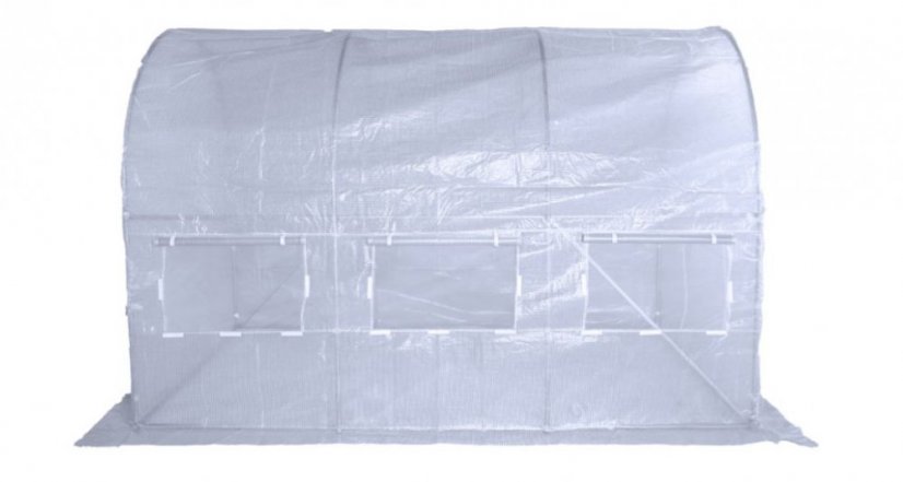 Kerti fóliasátor FEHÉR 2x3m UV-szűrővel PREMIUM