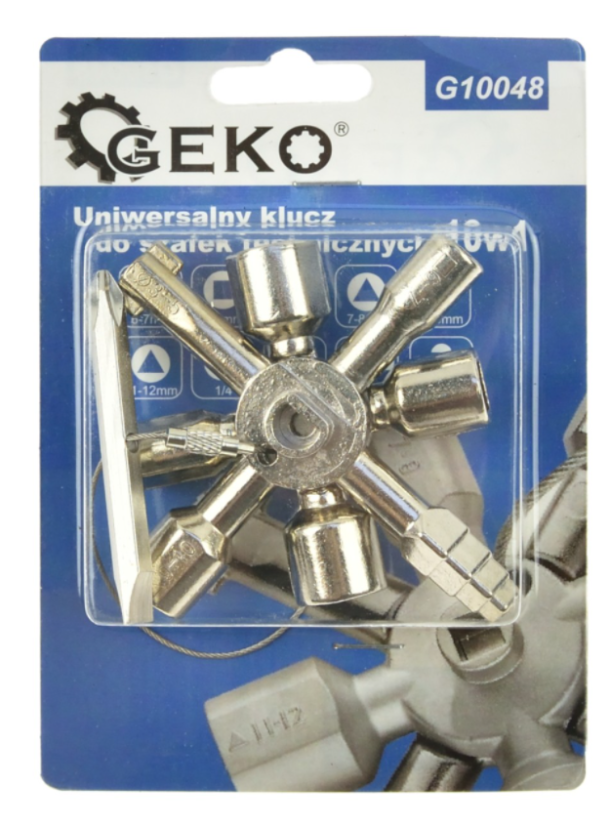 Univerzális kapcsolószekrény kulcs 10v1 G10048