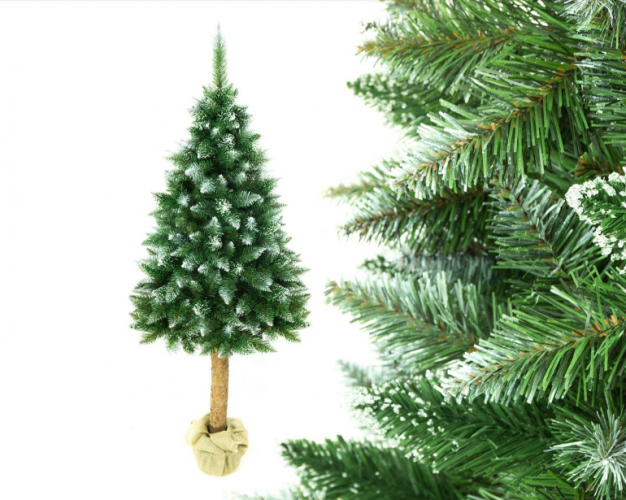 Božično drevo na štoru Jelka 180cm Luxury Diamond