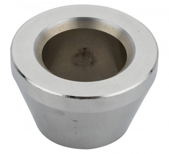Tárcsa rögzítő kúp kerék kiegyensúlyozóhoz 45–61 mm króm