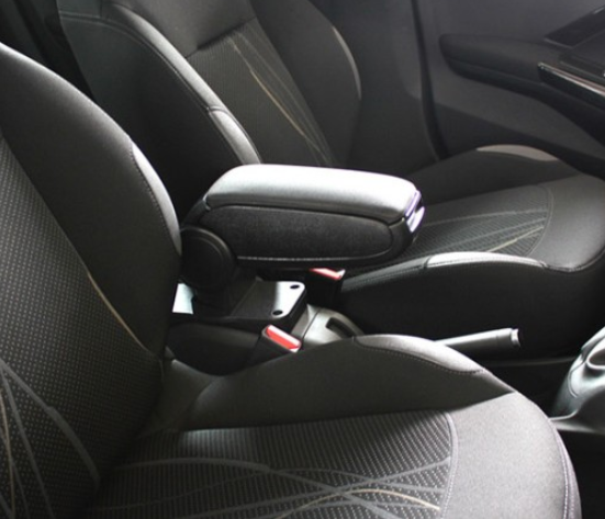 Könyöktámasz Škoda OCTAVIA 3, fekete, textil borítás