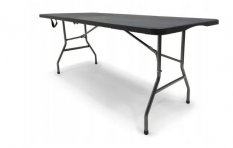 Gostinska miza zložljiva 180cm črna