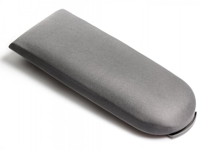 Poklopac naslona za ruku Seat Toledo 2, siva, presvlaka od tekstila