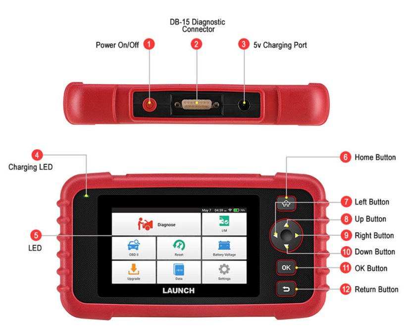 Avtodiagnostika LAUNCH CRP129X v2.0