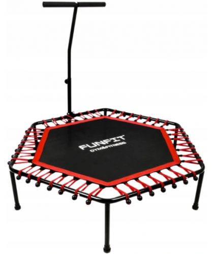 Fitnes trampolin 130 cm rdeča