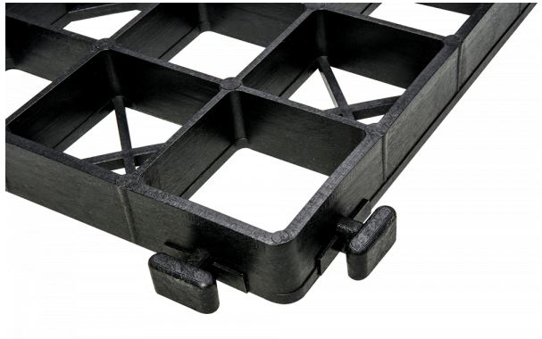 Műanyag, zöld gyeprács 33,3x33,3cm Black OPTIMAL GRID