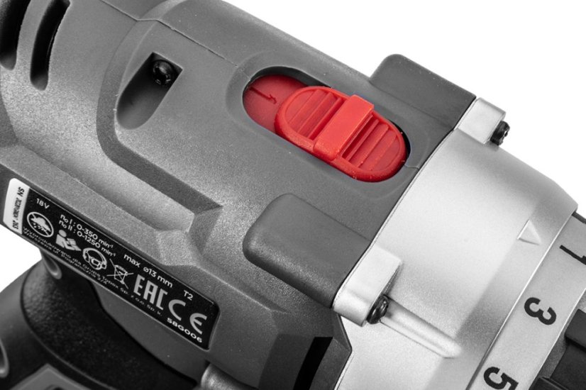 Akkus fúrócsavarhúzó Energy+ 18 V, Li-Ion, önfeszítő tokmány 13mm, akkumulátor nélkül 58G006