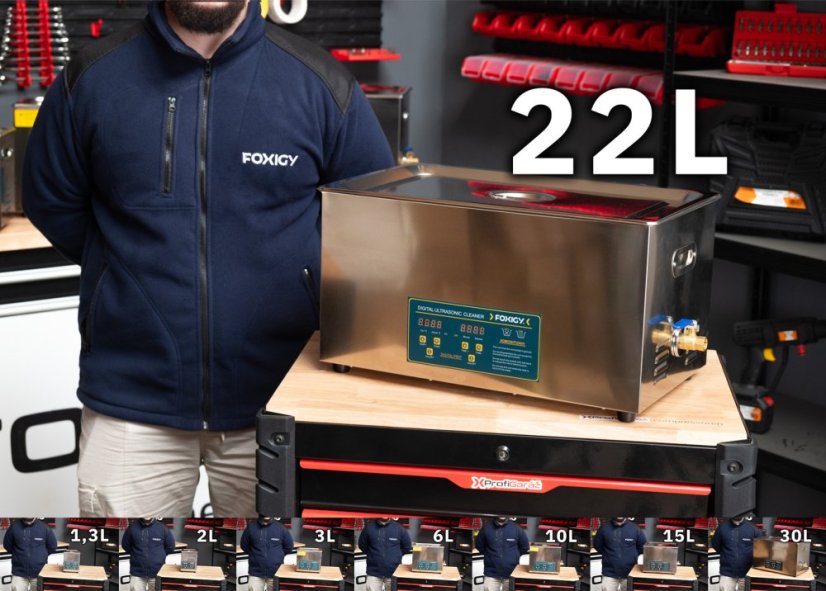 Ultrahangos tisztító 22L JPS-80A