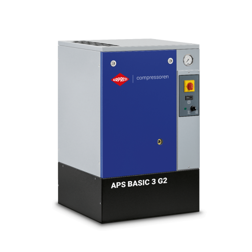 Csavarkompresszor APS 3 Basic G2 10 bar 3 LE/2,2 kW 294 l/min 362803