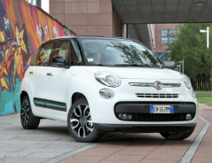 Cotieră Fiat 500L 2012- - Armster 2, piele-eco, neagră