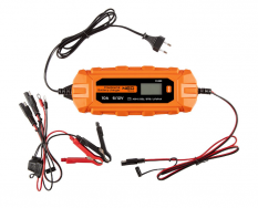 Зарядно устройство за кола 10A/160W, 3-200Ah, за киселинни / AGM / GEL / LiFePo4 батерии 11-893