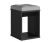 Modern elegance taburett Black