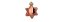 Karácsonyi gömbök 35db Copper