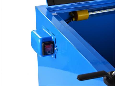 Cabină de sablat 90L/230V/7bar