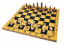 Tablă de șah din lemn 3 în 1