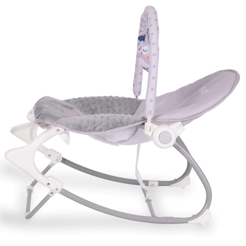 Balansoar cu vibrații pentru copii Grey Owl