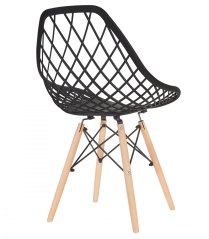 Scaun în stil scandinav Black String