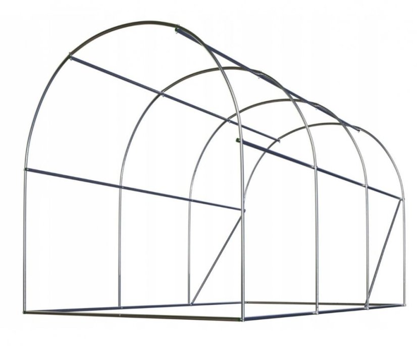 Konstruktion für Foliengewächshaus 2x4,5m PREMIUM