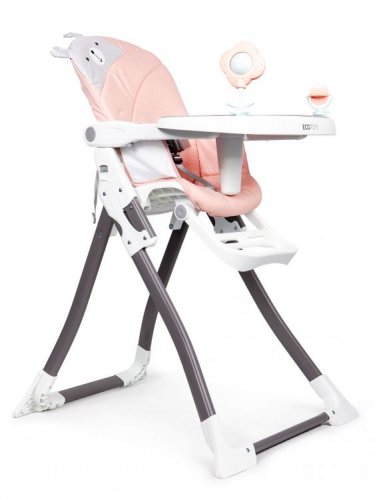 Gyermek etető szék Pink BEAR Ecotoys