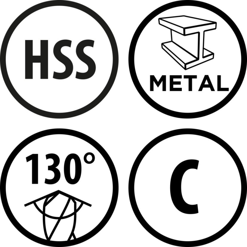Baildon BASIC fúrószár DIN 345 RN NWKc 30 mm, HSS (S), 296-175 mm 70330002
