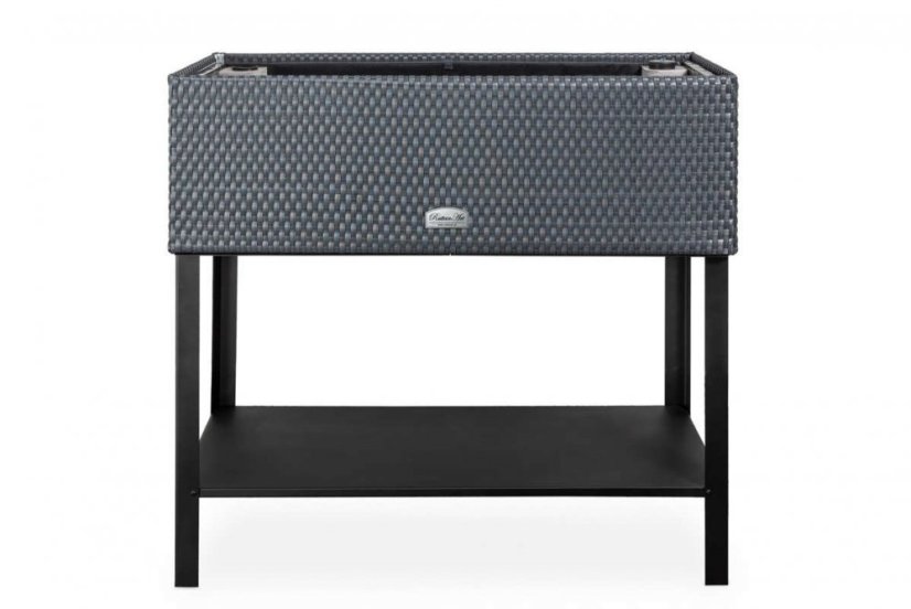Önöntöző rattan virágcserép Vicenza Vicenza antracit 95x40x30