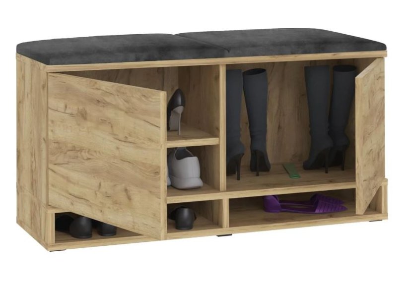 Cipőtartó ülőkével Craft/ Grey