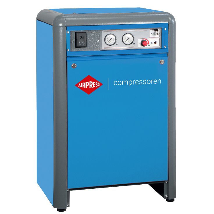 Csendes kétdugattyús kompresszor APZ 220 10 bar 2 LE/1,5 kW 177 l/min 24 l 34148-S