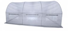 Kerti fóliaház/fóliasátor FEHÉR 2,5x4m UV szűrővel PREMIUM