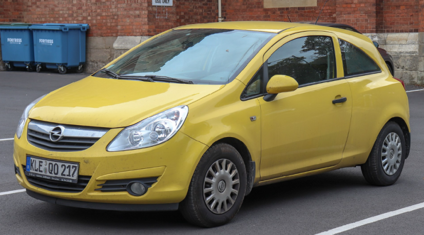 Könyöktámasz Opel CORSA D - Armster 2, szürke, öko-bőr