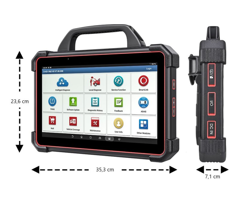 Autódiagnosztika LAUNCH X431 PAD VII