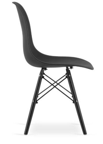Стол черен скандинавски стил DARK CLASSIC