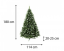 Božićno drvce Jela 180cm gorska Luxury