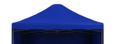 Acoperiș cort albastru 2,5 x 2,5 m SQ/HQ/EXQ
