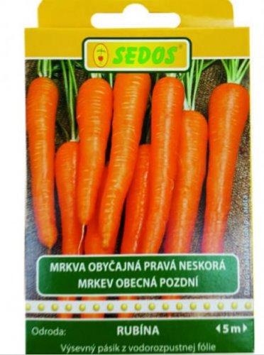 Fâșie de semănat, morcovi, 5m