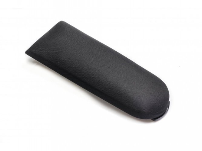 Poklopac naslona za ruku Seat Toledo 2, crna, presvlaka od tekstila