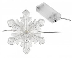 Svjetla na baterije 20LED 2,2m toplo bijela Snowflakes