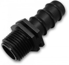 Racord furtun pentru irigare 1/2" filet exterior / 16 mm