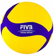 Волейболна топка Mikasa жълто-синя размер 5 V370W