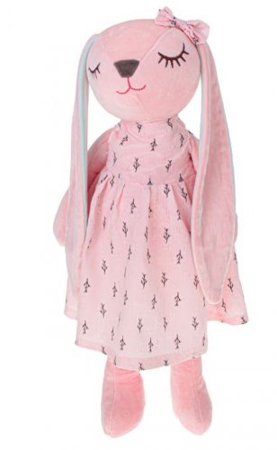 Iepuraș de pluș 52cm Pink Dress