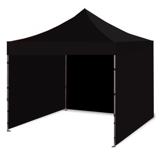 Sklopivi šator (pop up) 3x3 crni HQ