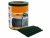 Zaščitna folija za ograjo 19cm x 35m 450g/m2 zelena + sponke 24kos