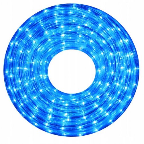 Lahka veriga - 240 LED žarnica 10 m modra 8 funkcij
