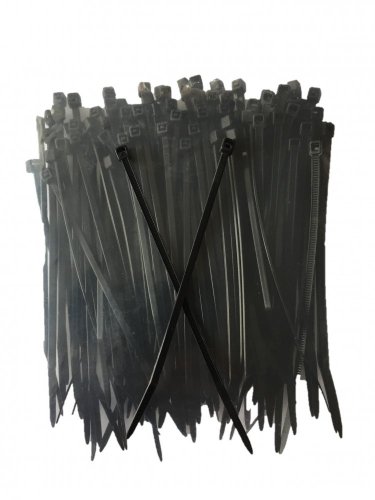 Plastične vezice 100x2,5mm BLACK