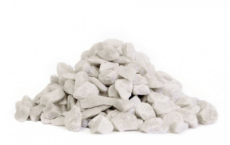 Dekorative Steine Bianco Carrara 16-32mm 23kg