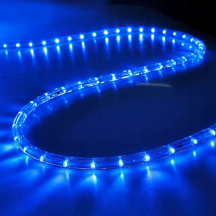 Fényfüzér – kígyó 480 LED 20 m Kék 8 funkció